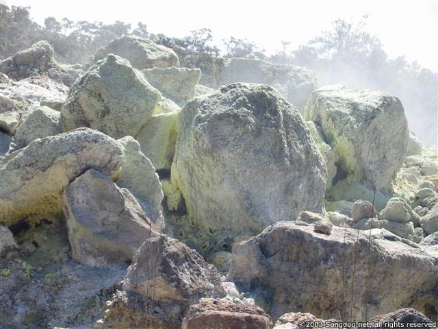 Sulferous Rocks